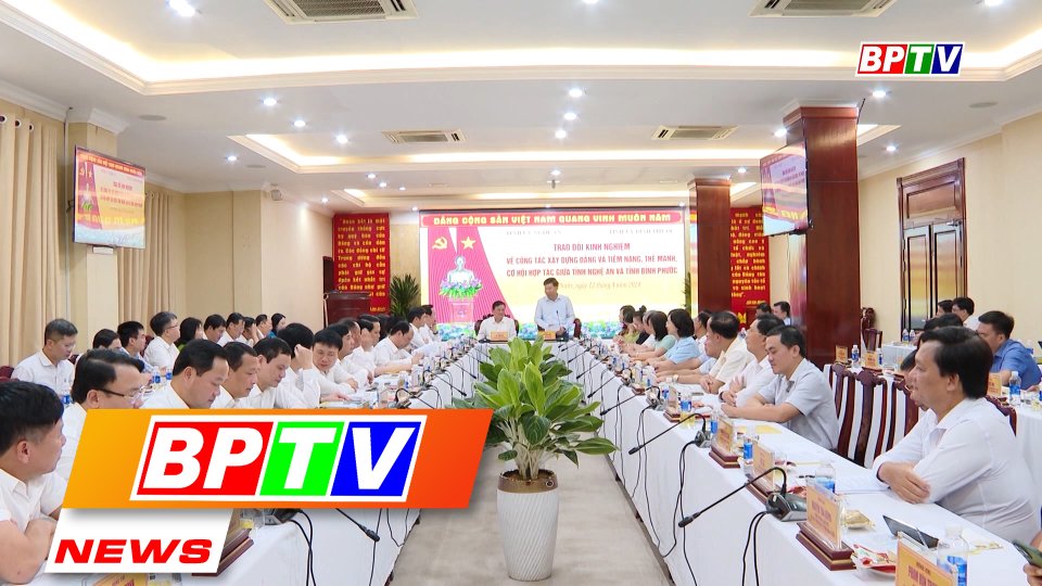 BPTV NEWS 15-4-2024: Binh Phuoc, Nghe An strengthen cooperation for mutual development