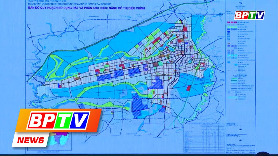 BPTV NEWS 16-1-2024:  Dong Xoai city announces planning readjustment