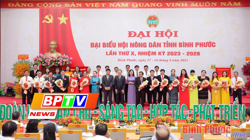 BPTV NEWS 18-8-2023: Binh Phuoc Farmers’ Association convenes congress