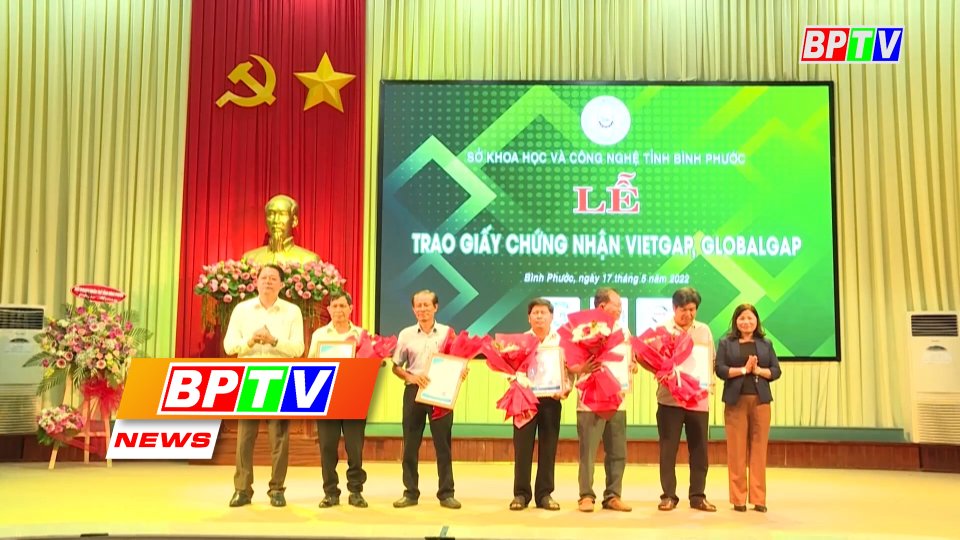 BPTV NEWS 19-5-2022: Binh Phuoc presents awards for 1st Innovation Startup Contest