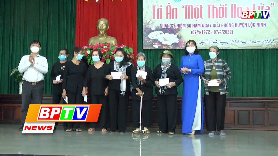 BPTV NEWS 1-4-2022: Loc Ninh district organises “A time of fire flowers” meeting