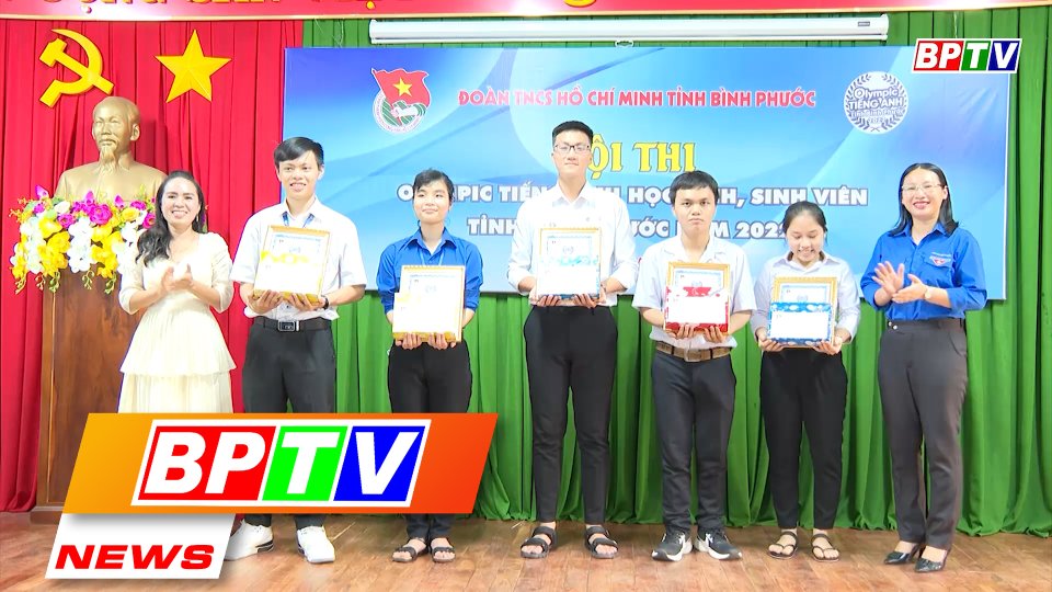 BPTV NEWS 1-6-2022: Binh Phuoc holds English Olympiad for students