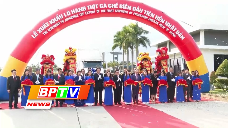 BPTV NEWS 26-10-2022: CPV Food Binh Phuoc exporting chicken to Japan