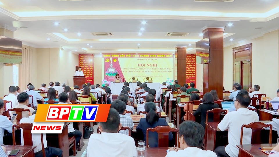 BPTV NEWS 27-10-2024: Binh Phuoc promotes Party development in the private sector