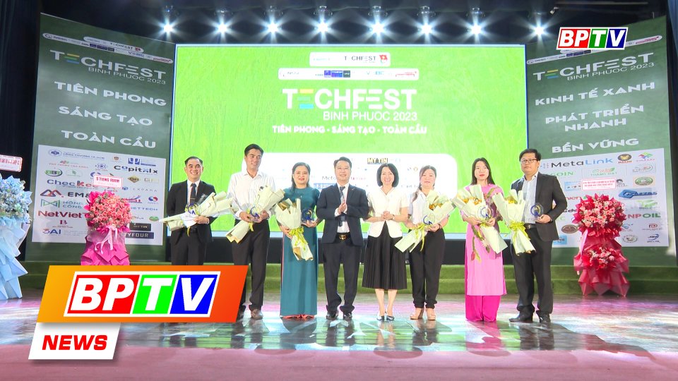 BPTV NEWS 27-12-2023: Binh Phuoc Techfest showcases technology achievements