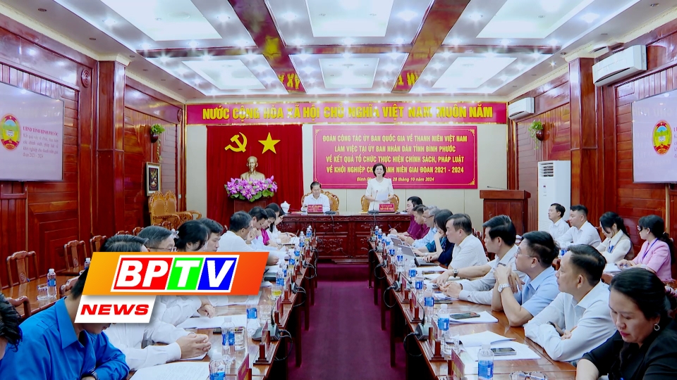 BPTV NEWS 29-10-2024: Binh Phuoc has 26 exemplary start-up models led by young entrepreneurs