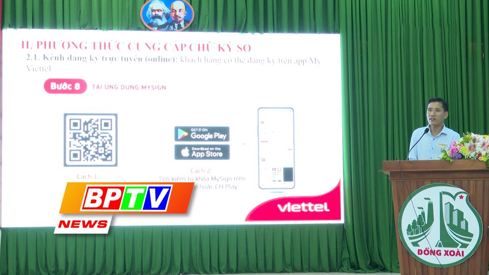 BPTV NEWS 2-2-2024: Dong Xoai launches digital signatures for all citizens