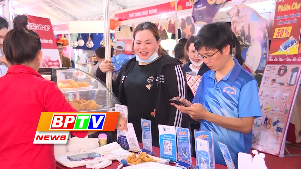 BPTV NEWS 30-11-2022: Binh Phuoc hosts cashless market