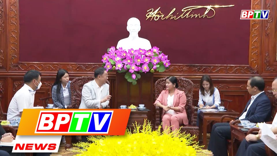 BPTV NEWS 3-6-2022: Binh Phuoc leaders work with HCM Vina Company
