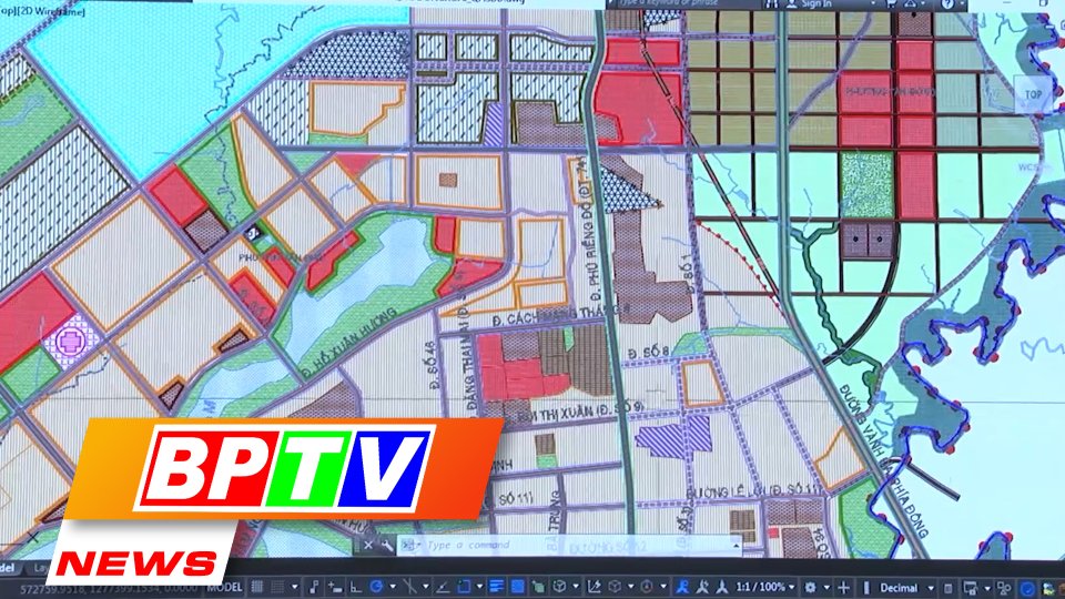 BPTV NEWS 8-4-2022: Dong Xoai mulling over planning project for three wards