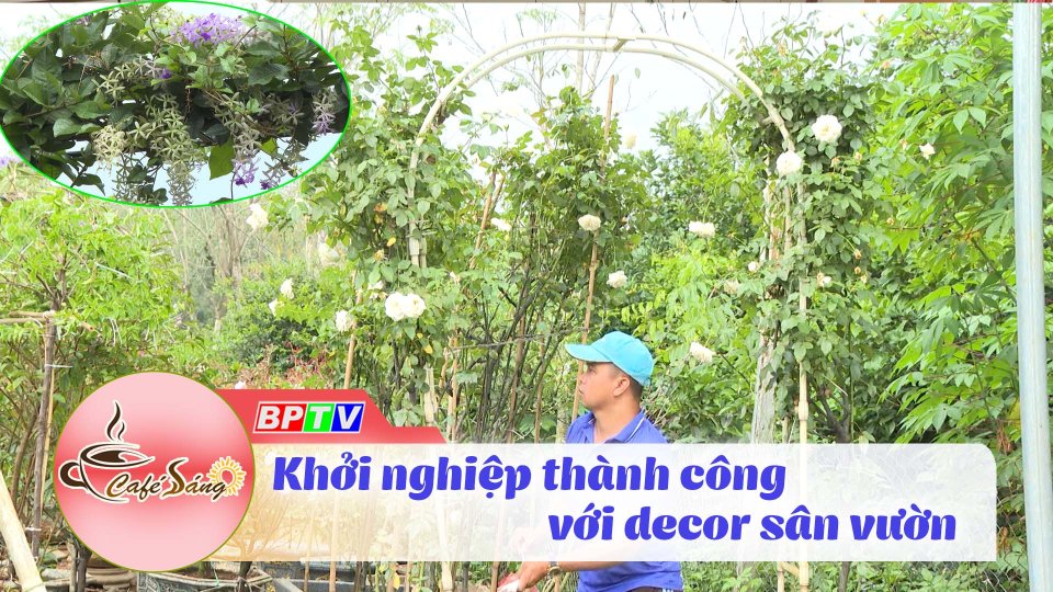Cà Phê sáng | 19-12-2022 | Khởi nghiệp thành công với decor sân vườn 