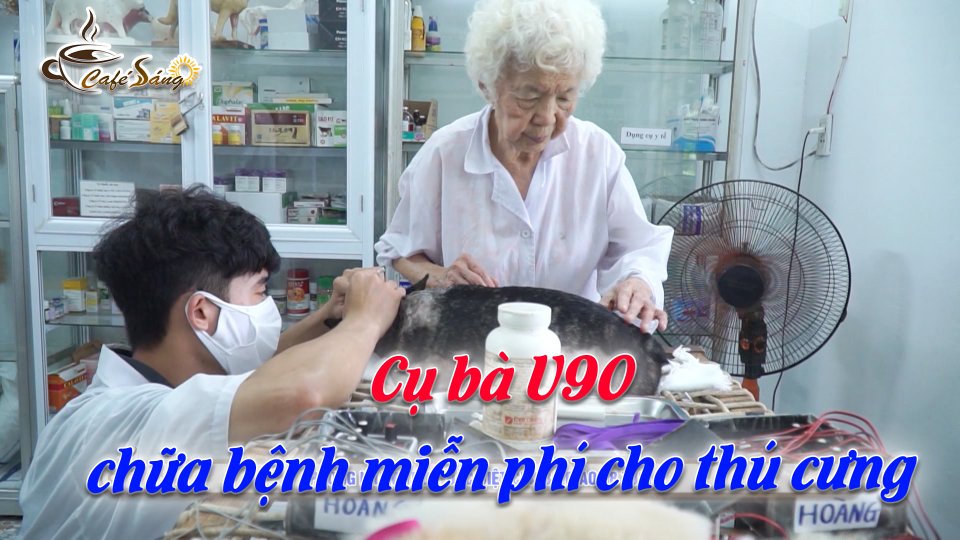 CÀ PHÊ SÁNG | 30-6-2021 | Điều đặc biệt bên trong bệnh viện chó mèo của bà cụ U90