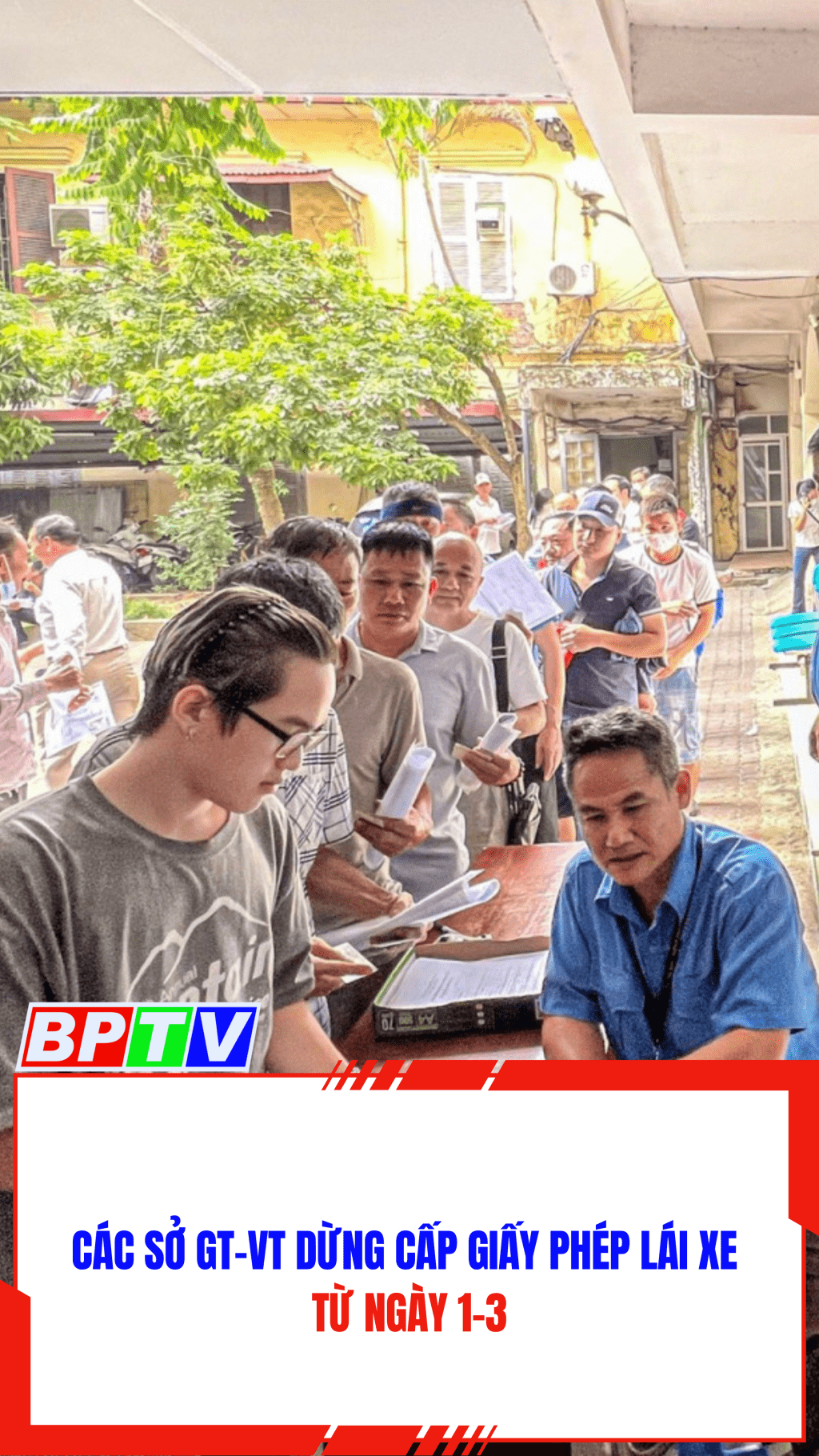 Các sở giao thông vận tải dừng cấp giấy phép lái xe từ ngày 1/3 #shorts