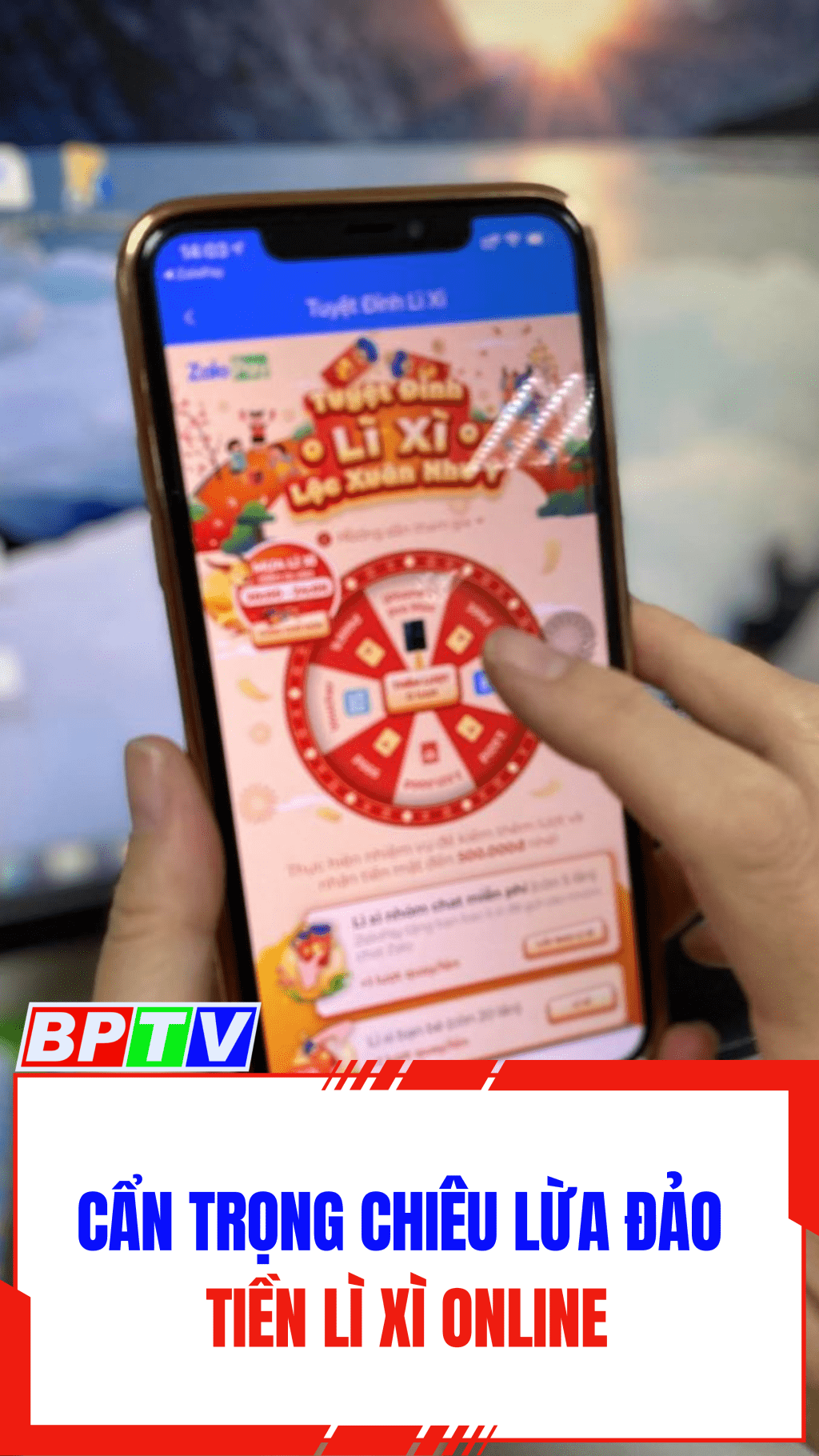 Cẩn trọng chiêu lừa đảo tiền lì xì online #shorts