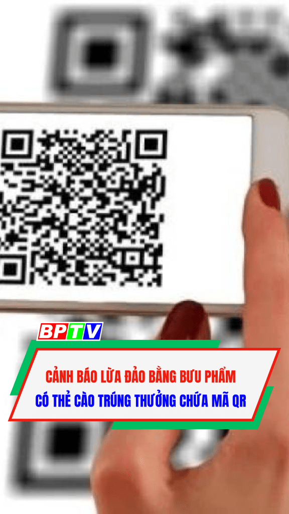 Cảnh b&aacute;o lừa đảo bằng bưu phẩm c&oacute; thẻ c&agrave;o tr&uacute;ng thưởng chứa m&atilde; QR #shorts