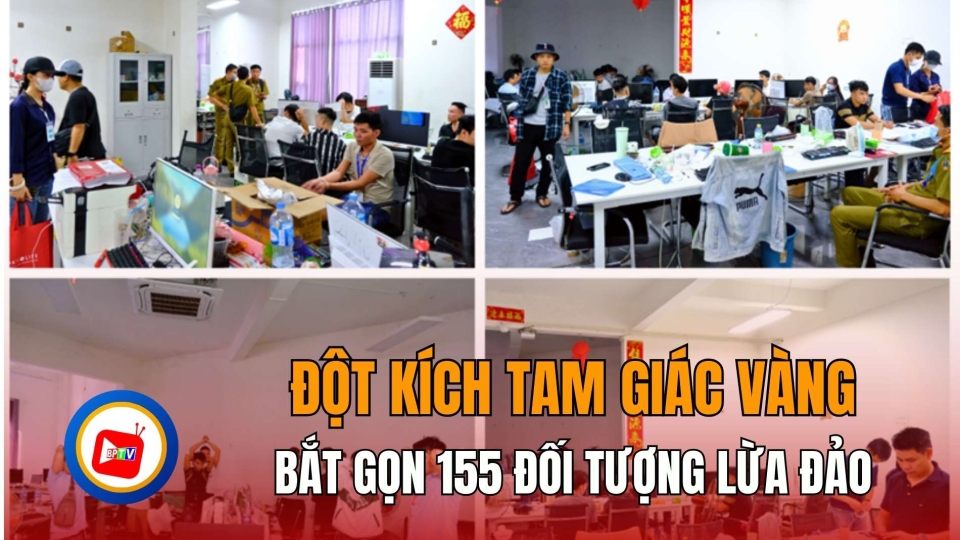 Cảnh sát Việt Nam đột kích tam giác vàng, bắt gọn 155 đối tượng lừa đảo xuyên quốc gia |BPTV