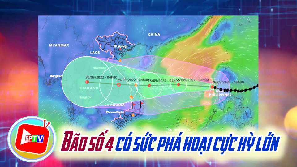 Cập nhật: Bão số 4 chính thức vào biển Đông, di chuyển rất nhanh 