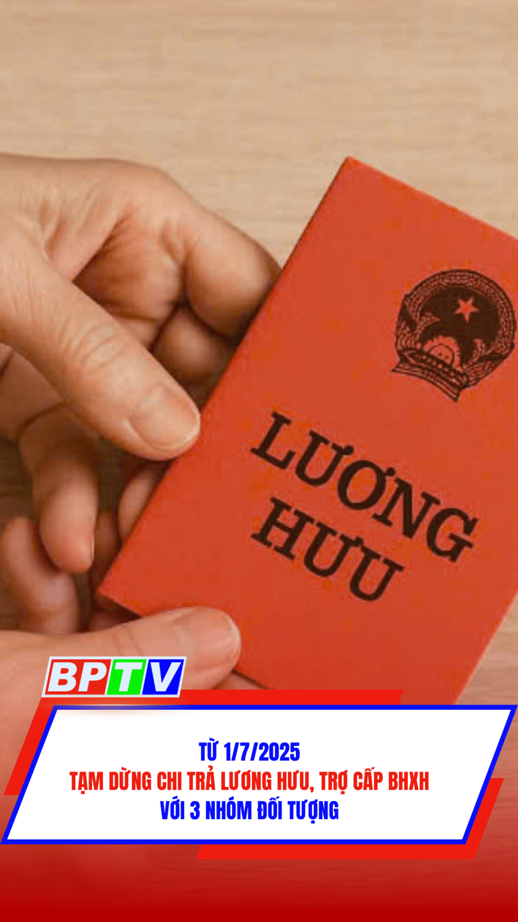 Cập nhật nóng: 3 nhóm đối tượng chính thức bị ngừng chi trả lương hưu, trợ cấp BHXH từ 1-7-202 #shorts