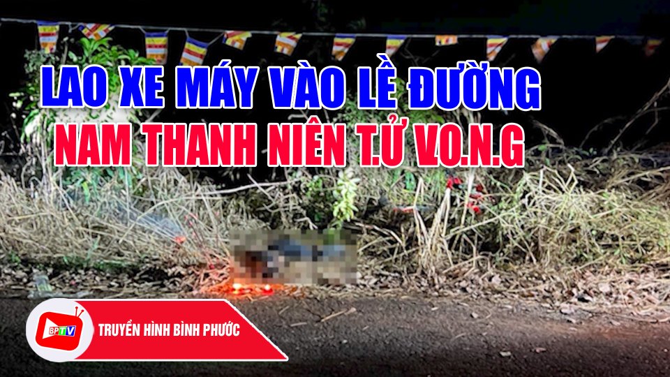 Chạy xe máy lao vào lề đường, nam thanh niên t.4 v.0.n.g |BPTV