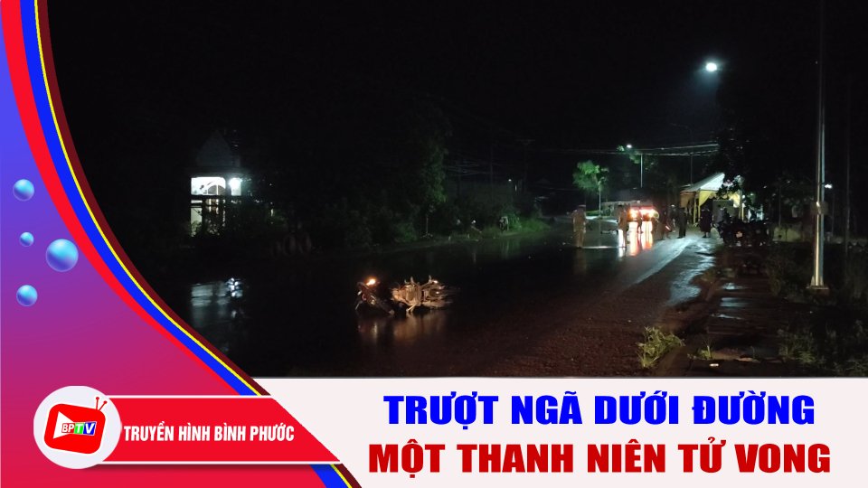Chạy xe máy trượt ngã dưới đường, một thanh niên t.ử v.o.n.g tại chỗ |BPTV