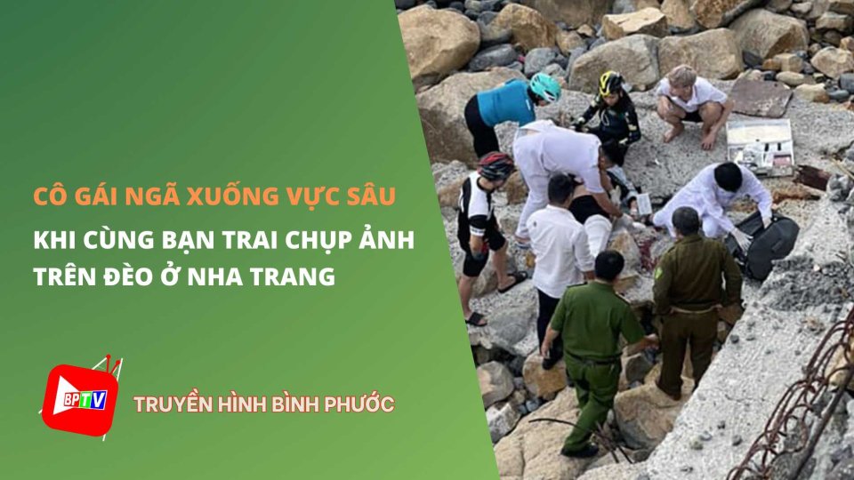 Cô gái ngã xuống vực sâu khi cùng bạn trai chụp ảnh trên đèo ở Nha Trang
