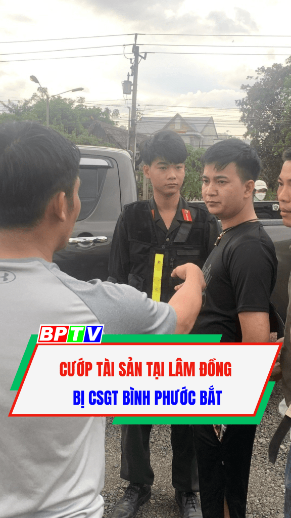 Cướp tài sản tại Lâm Đồng bị CSGT Bình Phước bắt #short