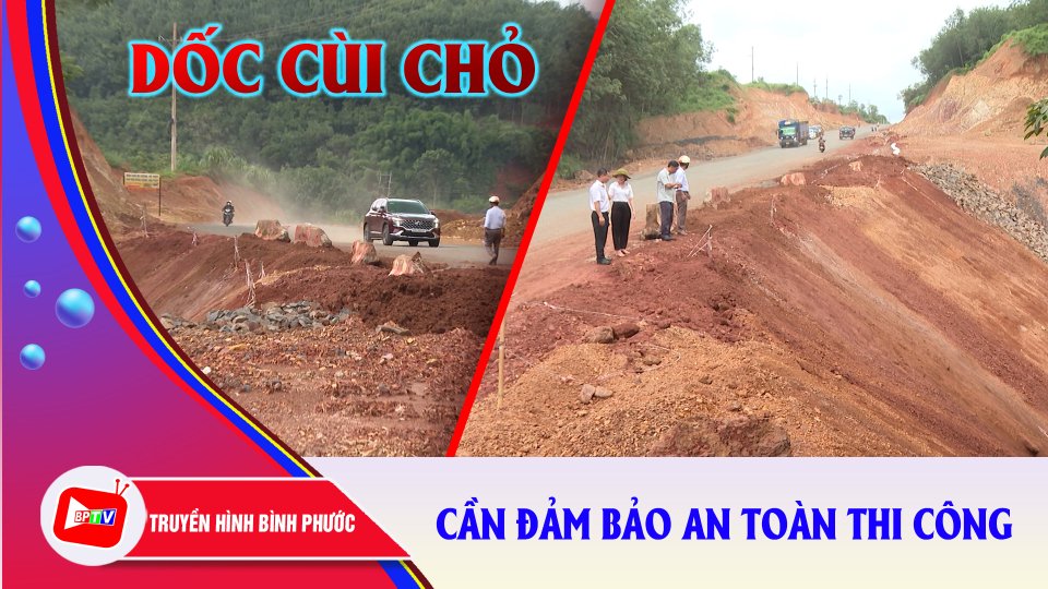 Dân bức xúc vì đơn vị thi công dốc Cùi Chỏ không rào chắn an toàn |BPTV
