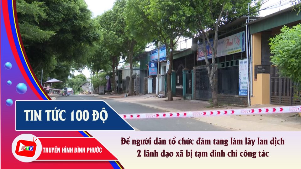 Đình chỉ 2 lãnh đạo xã để tập trung đông người làm lây lan dịch bệnh |Tin tức 100 độ |BPTV