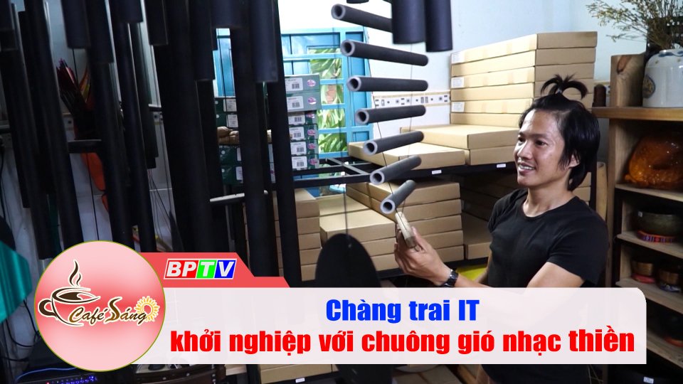 Độc đáo chuông gió nhạc thiền của chàng trai IT |Cà phê sáng 14-12-2021 |BPTV