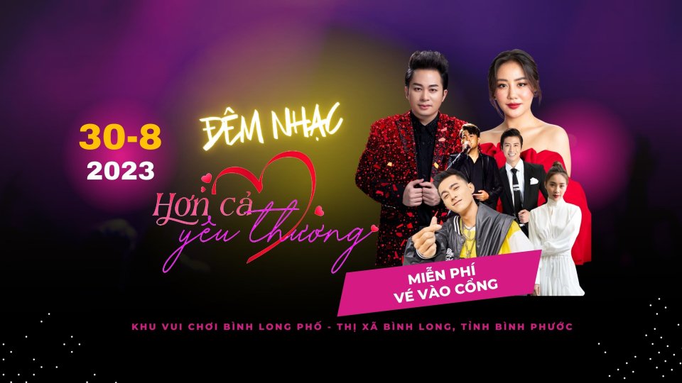 Đón chờ đêm nhạc ‘Hơn cả yêu thương’ hấp dẫn sắp diễn ra