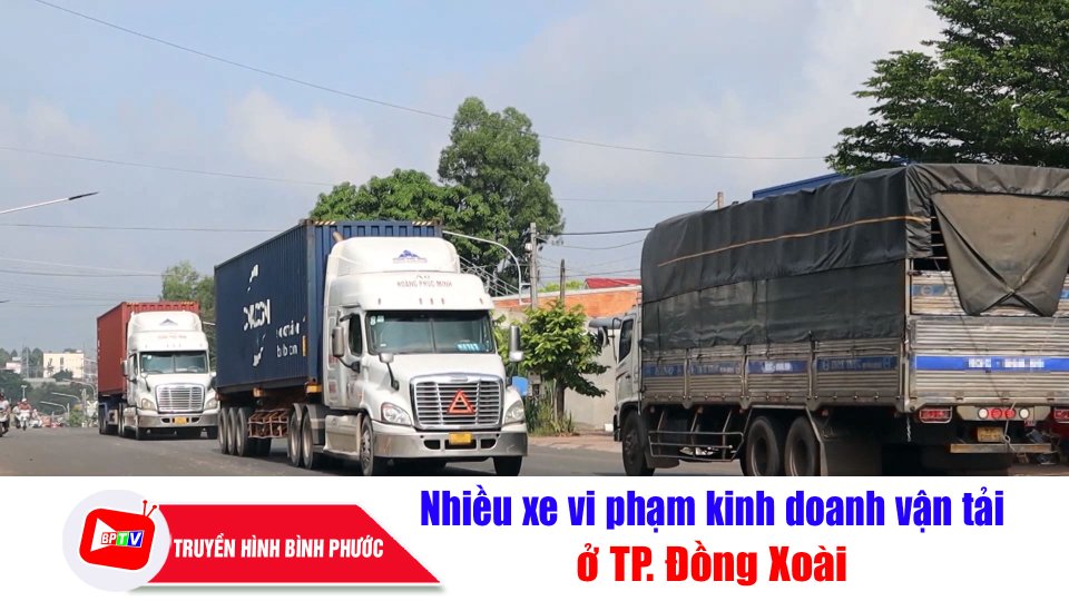 Đồng Xoài: Phát hiện nhiều xe vi phạm kinh doanh vận tải |BPTV