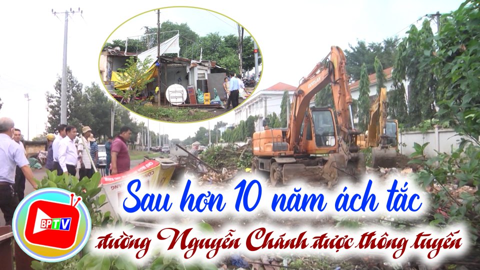 Đồng Xoài thông tuyến đường Nguyễn Chánh sau hơn 10 năm ách tắc 