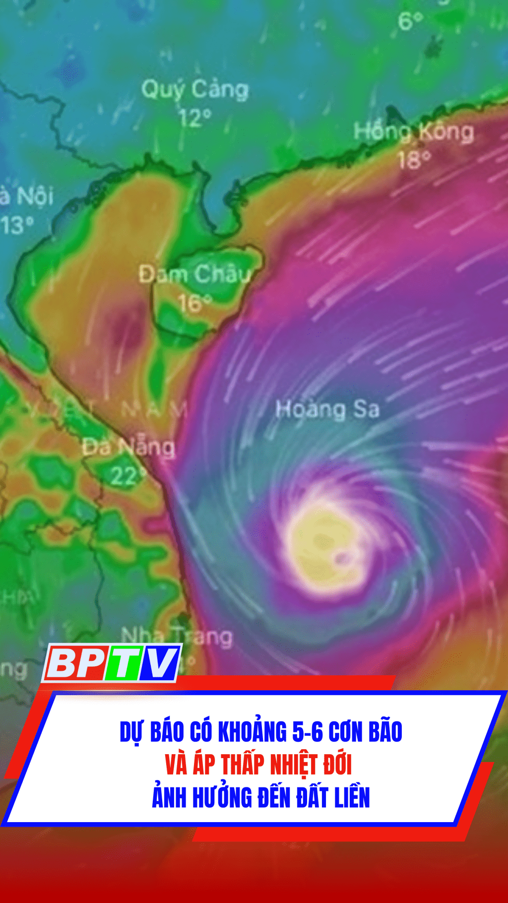 Dự báo có khoảng 5-6 cơn bão, áp thấp nhiệt đới ảnh hưởng đến đất liền #shorts