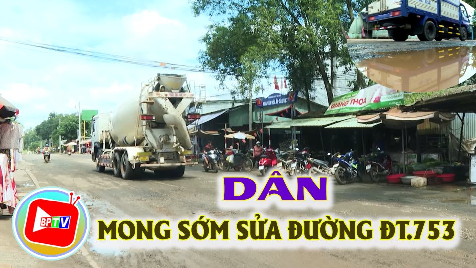 Đường ĐT.753 xuống cấp nghiêm trọng, chưa có kinh phí sửa chửa