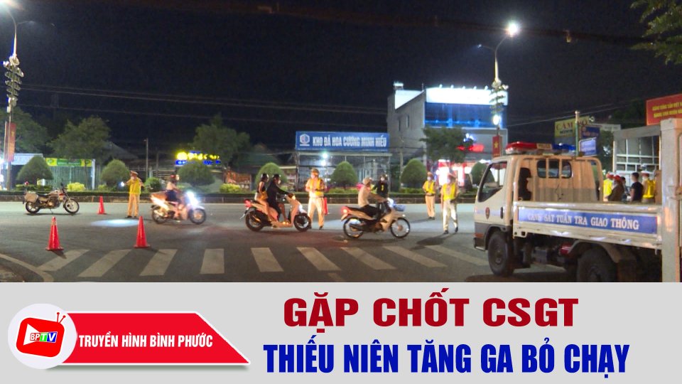 Gặp chốt CSGT, thiếu niên tăng ga bỏ chạy |BPTV