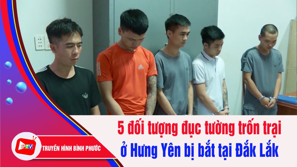 Hành trình đục tường tẩu thoát của 5 bị can trốn khỏi nhà tạm giữ ở Hưng Yên | BPTV