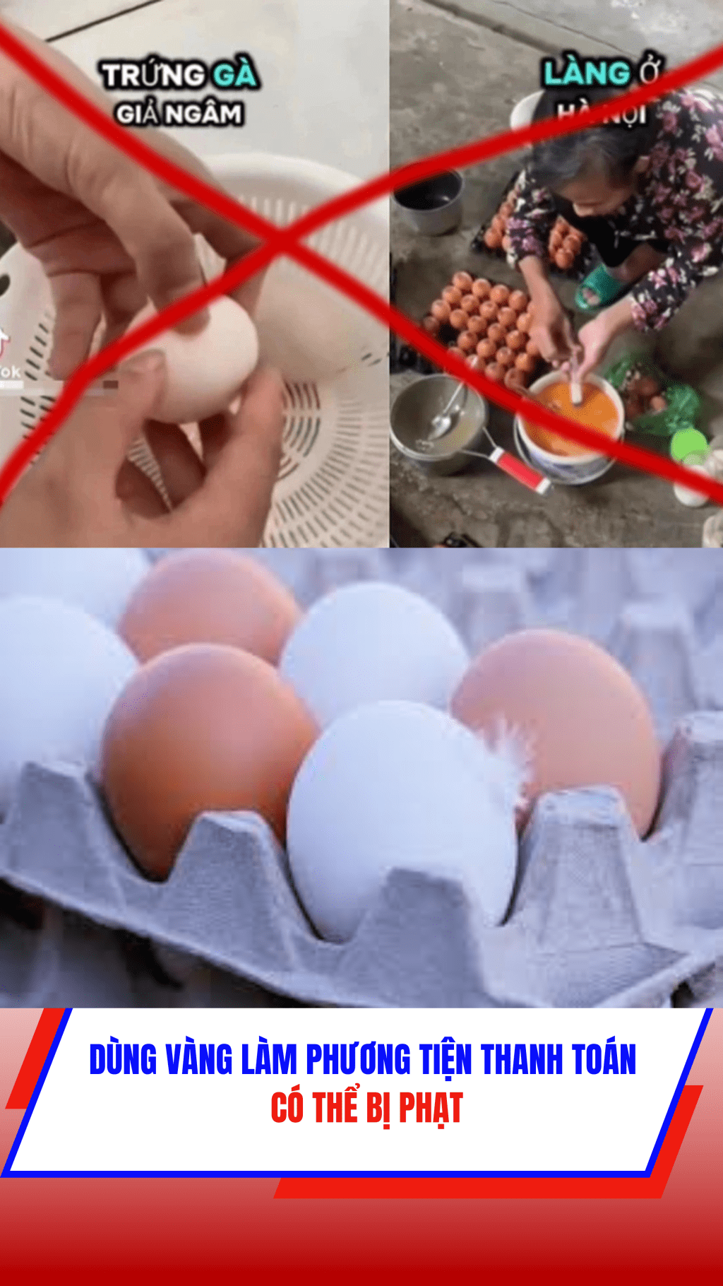 Hiệp hội Gia cầm bác bỏ thông tin về trứng gà giả #shorts