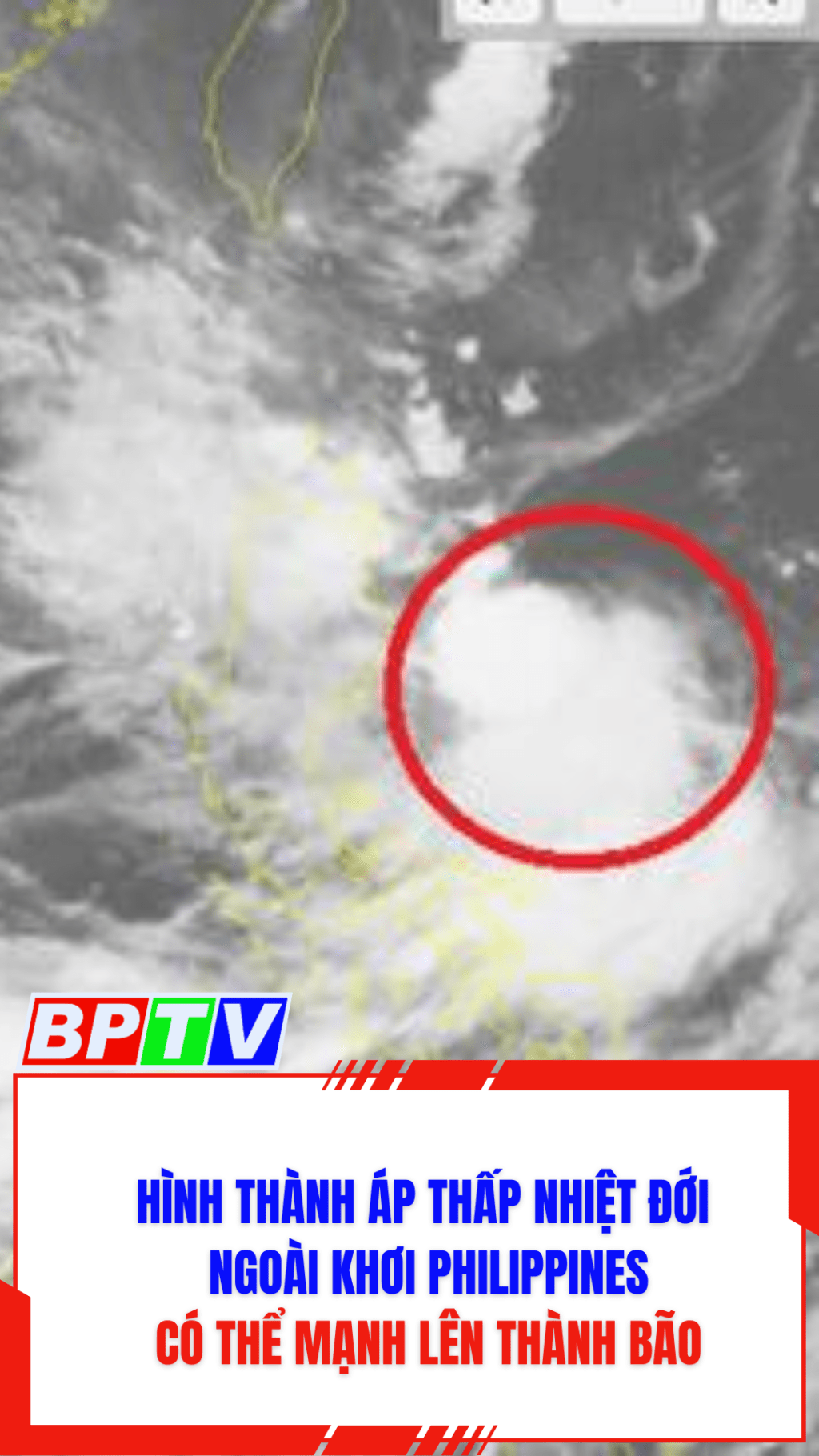 H&igrave;nh th&agrave;nh &aacute;p thấp nhiệt đới ngo&agrave;i khơi Philippines, c&oacute; thể mạnh l&ecirc;n th&agrave;nh b&atilde;o #shorts