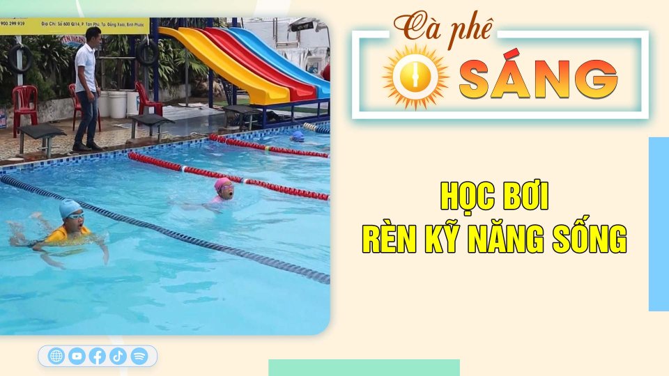 Học bơi - giúp trẻ em tự bảo vệ mình |Cà phê sáng 9-6-2023 ||BPTV