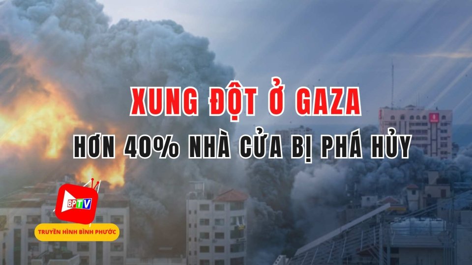 Hơn 40% số nhà cửa ở Gaza bị phá hủy do xung đột  