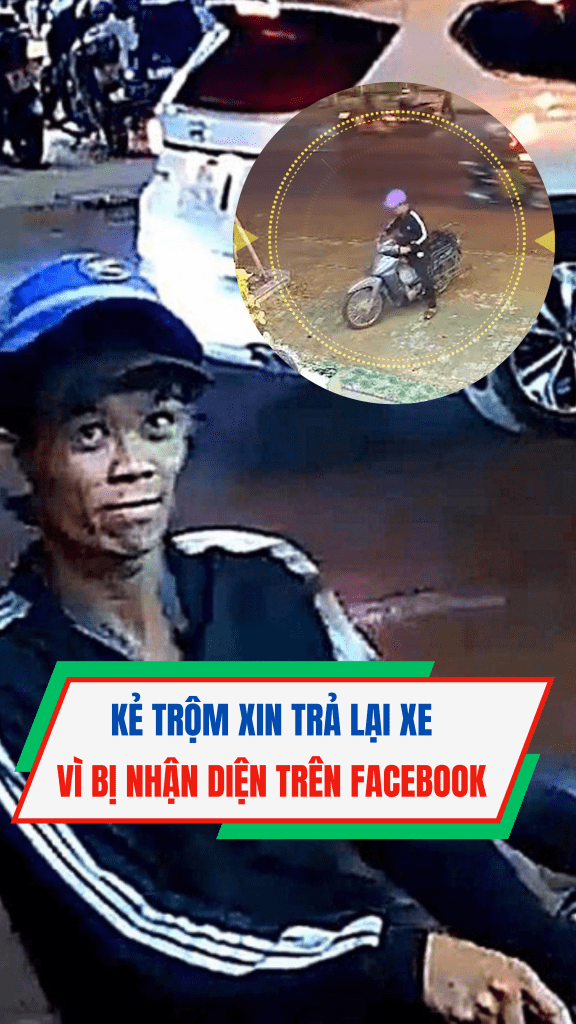 Kẻ trộm xin trả lại xe vì bị nhận diện trên facebook #shorts