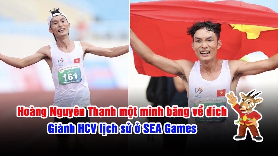 Khoảnh khắc xúc động Hoàng Nguyên Thanh giành HCV lịch sử cho marathon Việt Nam | BPTV