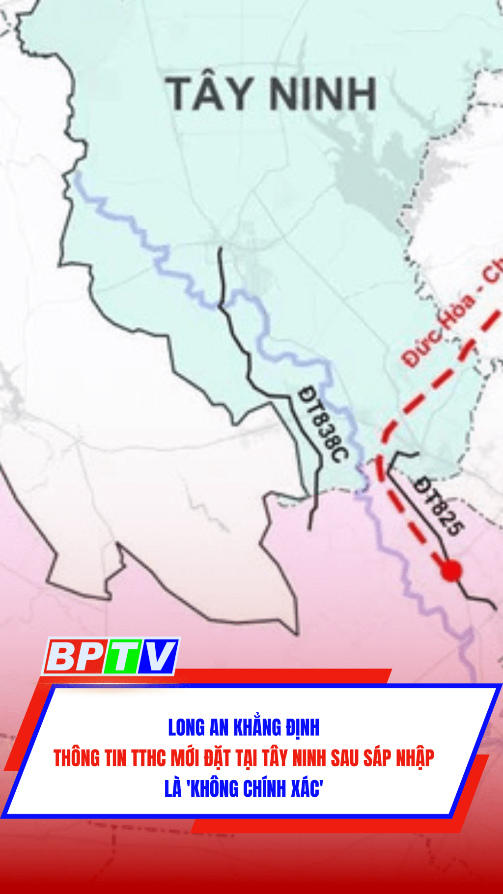 Long An nói thông tin trung tâm hành chính mới đặt tại Tây Ninh sau sáp nhập là 'không chính xác' #shorts