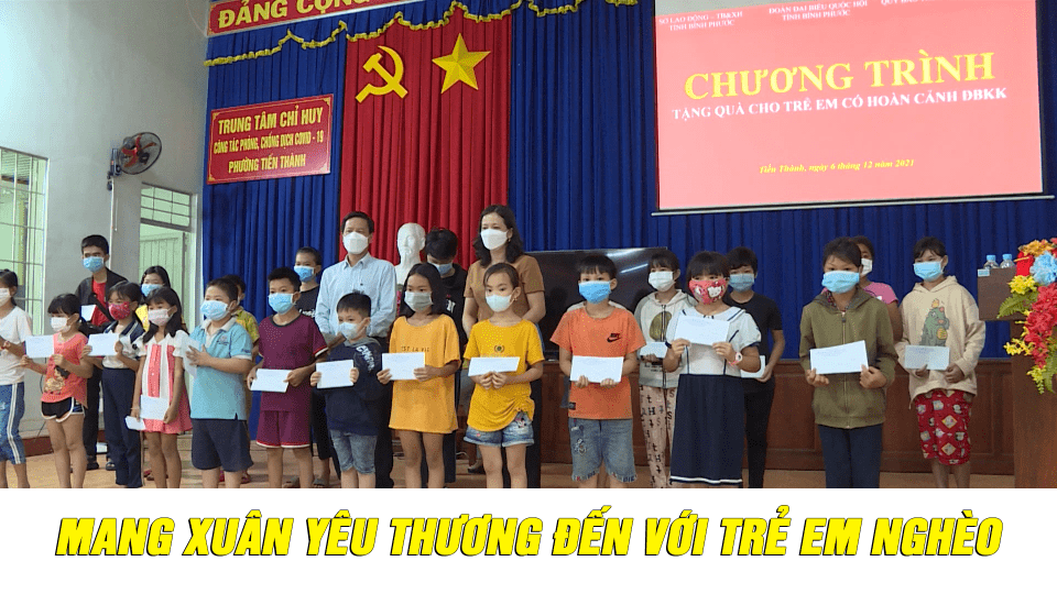 Mang xuân yêu thương đến với trẻ em nghèo