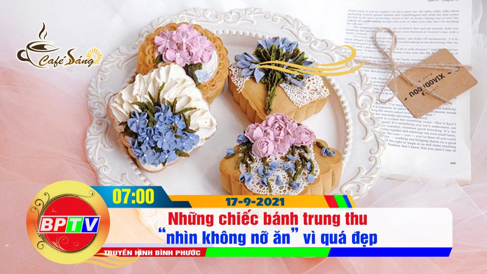 Mê mẩn với bánh trung thu độc lạ “chỉ để ngắm chứ không nỡ ăn” | Cà phê sáng 17-9-2021 | BPTV