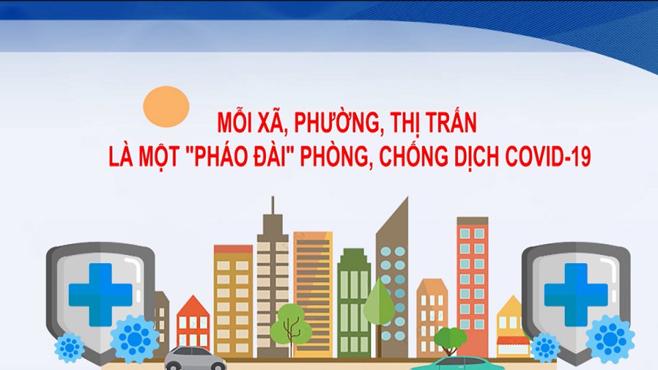 Mỗi xã, phường, thị trấn là "pháo đài" phòng, chống dịch Covid-19