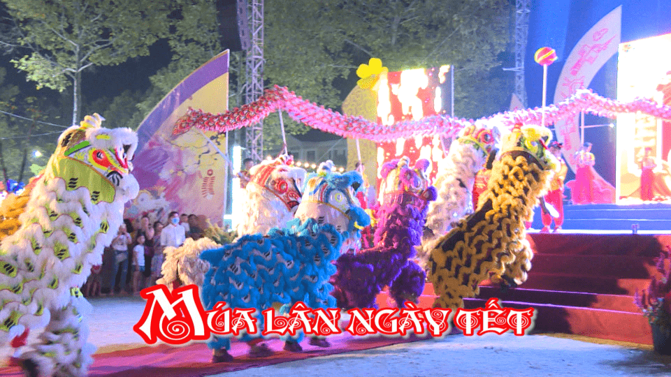 Múa Lân ngày Tết