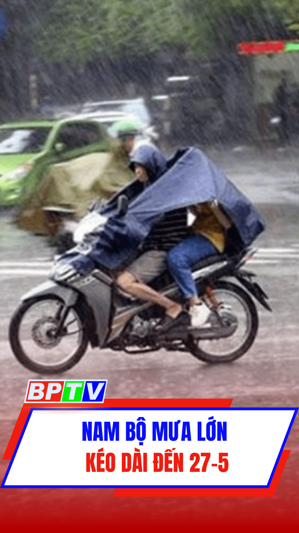 Nam Bộ mưa lớn kéo dài đến 27-5 #shorts