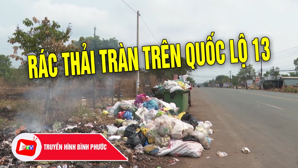 Người dân kêu khổ vì điểm tập kết rác thải trên quốc lộ 13 |BPTV