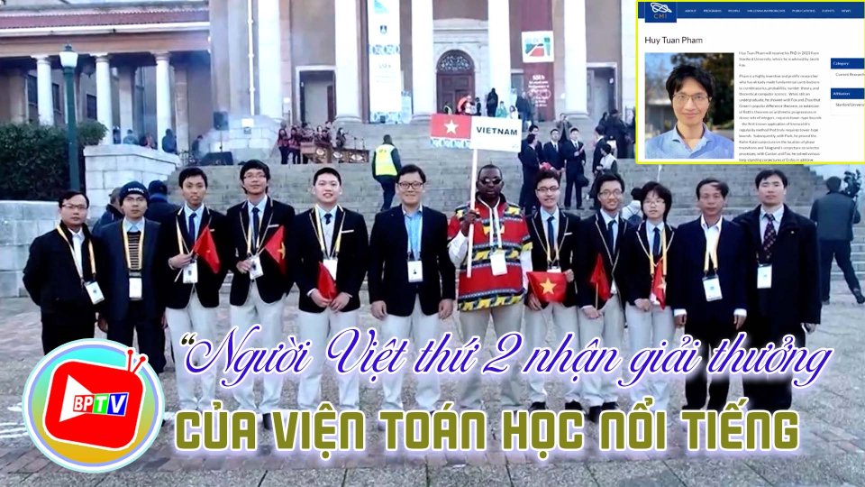 Người Việt thứ 2 giành giải thưởng Toán học từ Viện Toán học danh giá nhất nước Mỹ 